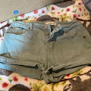 Rip curl green shorts